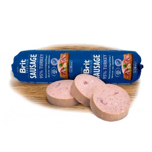 Brit Sausage Turkey 800g (min. odběr 24 ks)