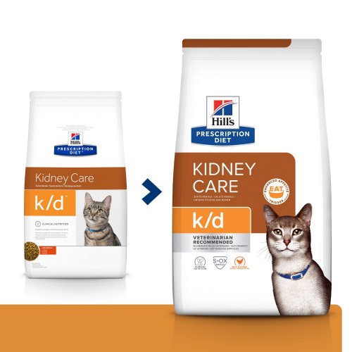 Hill's Prescription Diet k/d Péče o ledviny pytel pro kočky 8 kg
