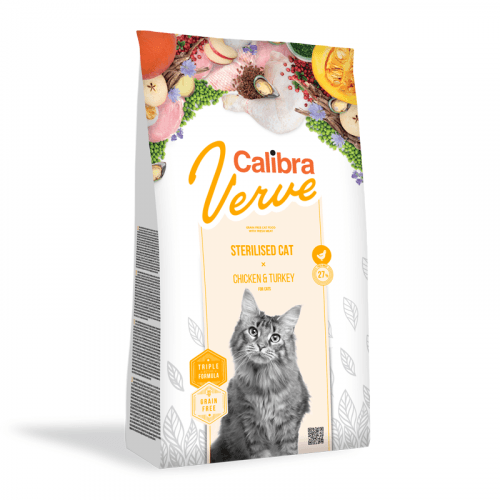 Calibra Cat Verve GF Sterilised Chicken & Turkey 3,5kg
