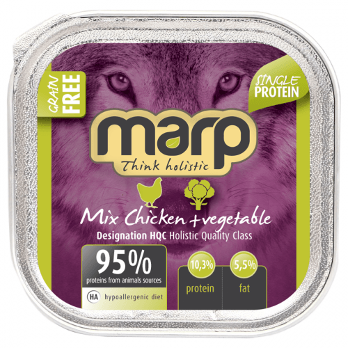 Marp Mix vanička pro psy kuře+zelenina 100g