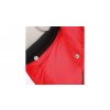 Červená vesta PALERMO s odepínací kapucí XS 27 cm - DOPRODEJ