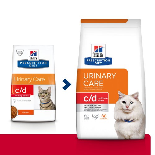 Hill's Prescription Diet c/d Urinary Stress pytel pro kočky 8 kg