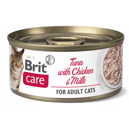 Brit Care Cat konz Fillets Chicken&Milk 70g (při odběru min. 24 ks)
