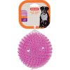 Hračka pes BALL SPIKE TPR POP 13cm s ostny růžová Zolux