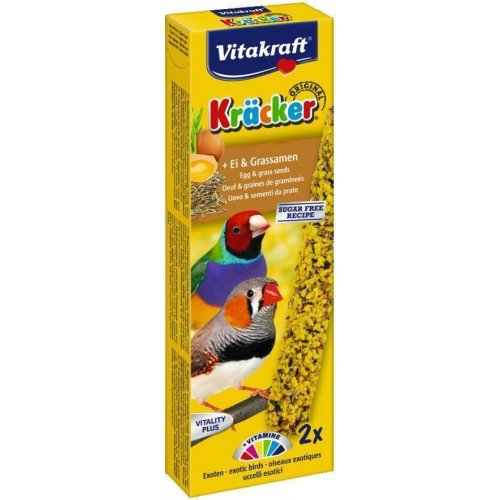 Vitakraft Bird Kräcker Exoti egg finch tyčinky 2ks