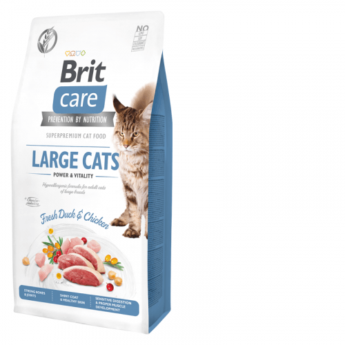 Brit Care Cat Grain-Free Large Cats Power & Vitality 7kg