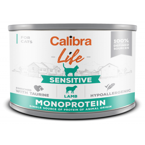 Calibra Cat Life konz. Sensitive Lamb 200 g