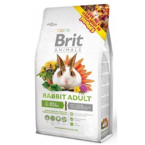 Brit Animals Rabbit Adult Complete 3kg (min. odběr 3 ks)