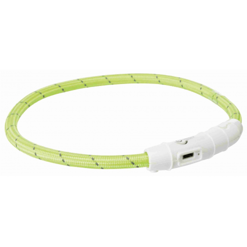 Svítící kroužek USB na krk L-XL 65 cm zelená (RP 2,10 Kč)