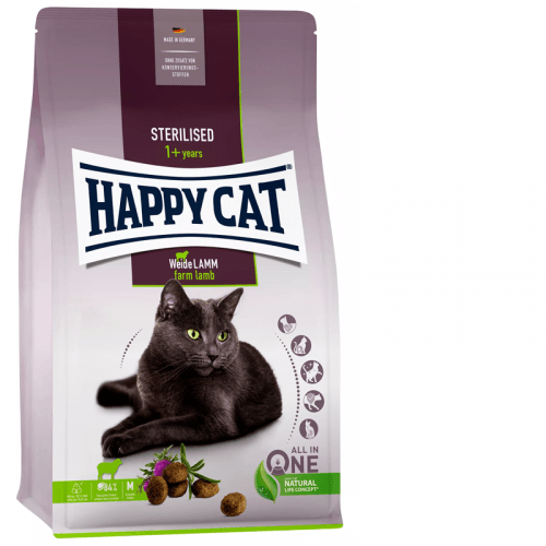 Happy Cat Supreme ADULT - Sterilised Weide-Lamm 10 kg