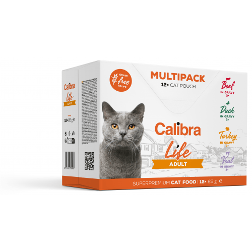 Calibra Cat Life kapsa Adult Multipack 12x85g