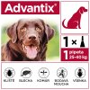 Advantix pro psy nad 25kg Spot On 1x4ml (1 pipeta)