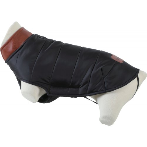 Obleček prošívaná bunda pro psy LONDON černá 25cm Zolux