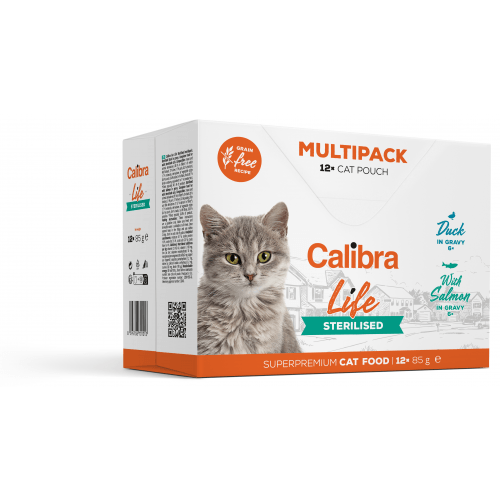 Calibra Cat Life kapsa Sterilised Multipack 12x85g (min. odběr 4 ks)
