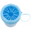 PAW CLEANER - kalíšek k čištění tlapek, M-L, silikon/plast, modrá